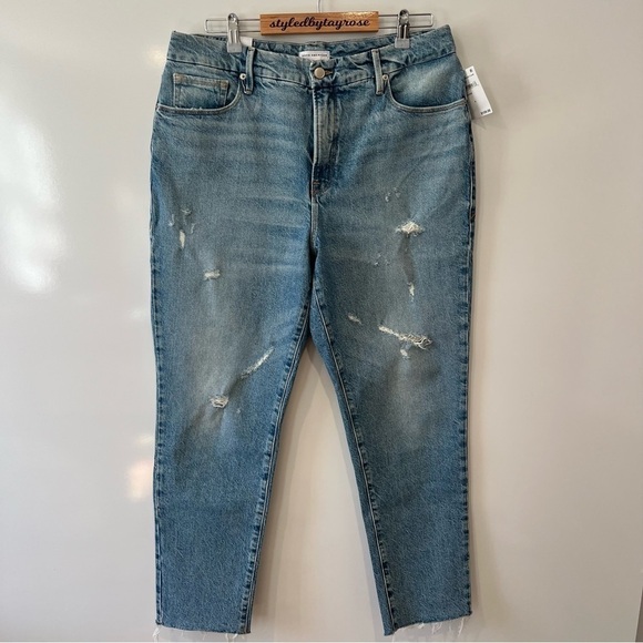 NWT Good American Weekender Straight Jeans - Picture 6 of 16
